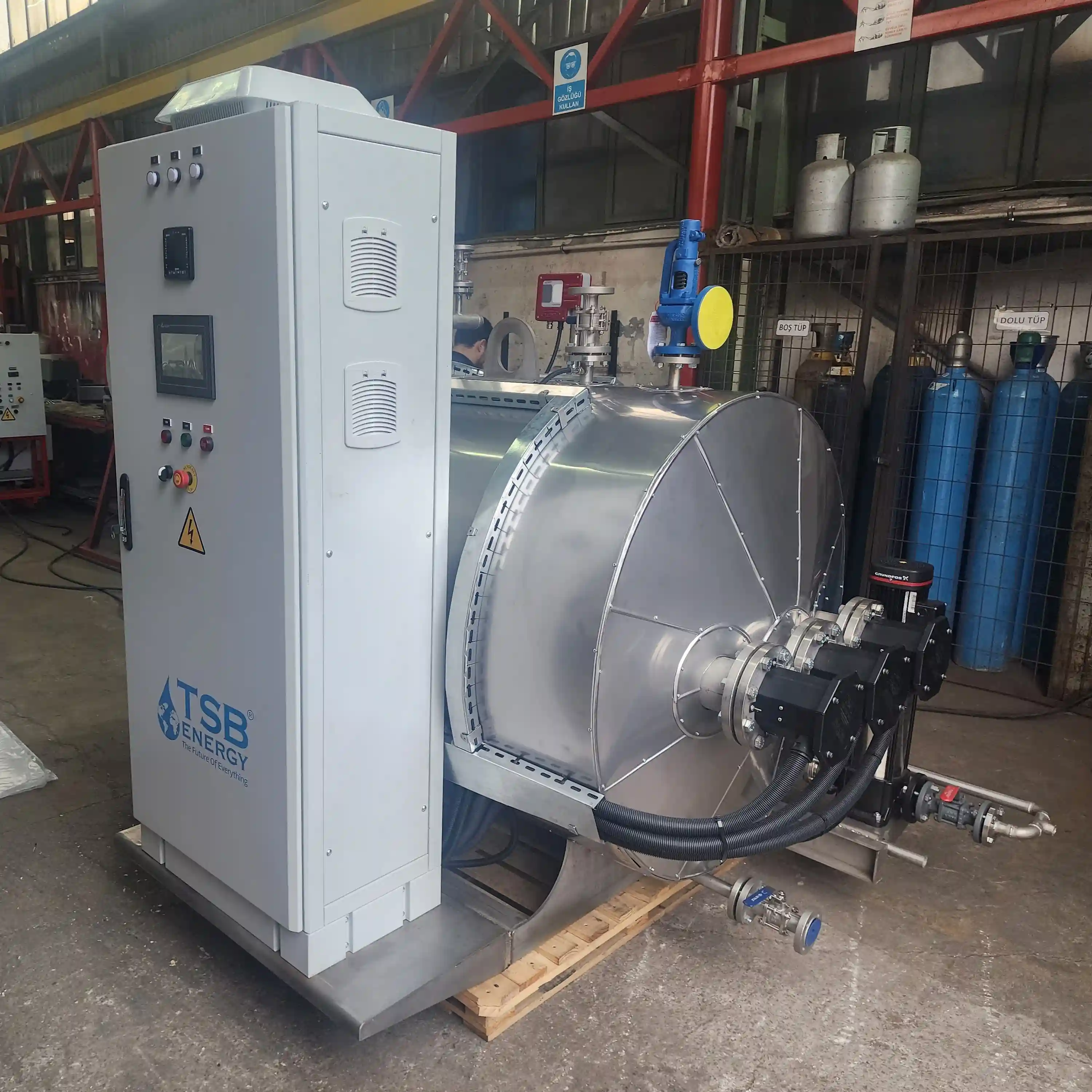 Elektrischer Hygienedampfkessel	